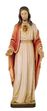 Sacred Heart of Jesus Full Color Statue