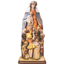 Blessed Mother with Children of the World