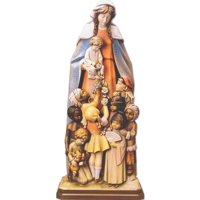 Blessed Mother with Children of the World