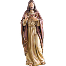 Sacred Heart of Jesus Statue - 37.5"