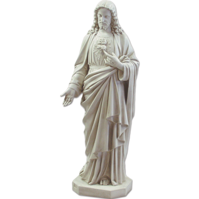 Sacred Heart of Jesus Statue - 49"