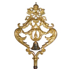 Basilica Bell Gold Leaf and Hand Carved Wood