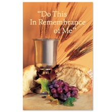 Communion Cup and Grape Bulletin
