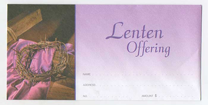 Lenten Offering Envelope