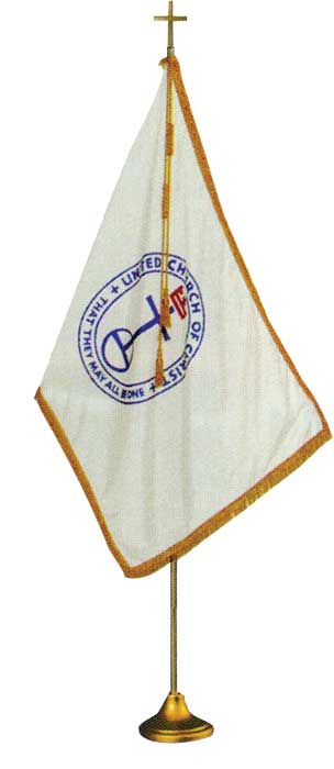 United Church of Christ Indoor Flag Set