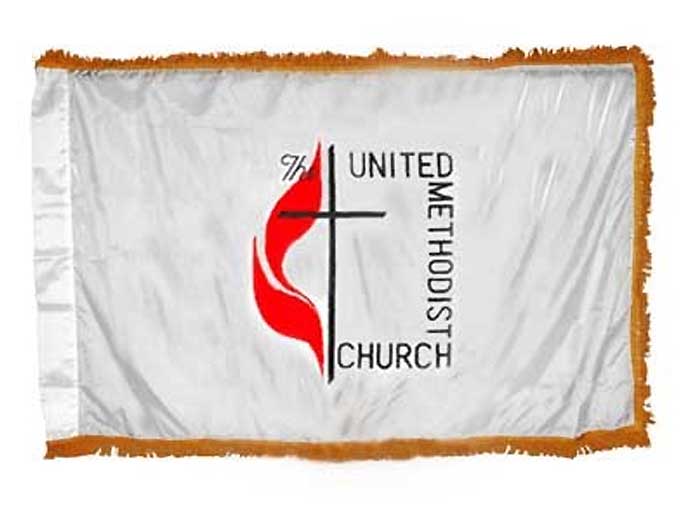 United Methodist Church Indoor Flag