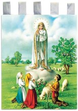 Our Lady of Fatima Canvas Banner