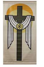 ALLELUIA/CROSS BANNER -3' X 6'