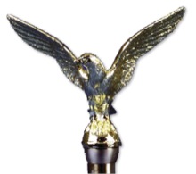 Gold Eagle Flag Pole Topper