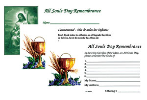 All Souls Day Offering Envelope