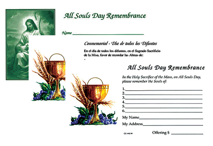 All Souls Day Offering Envelope
