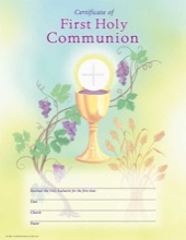 First Communion Certificate