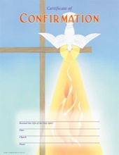 Holy Spirit Confirmation Certificate