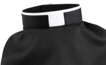 Clergy Mini Shirtfront with Collar (Rabat)