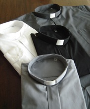 White Tab Collar Short Sleeve Clergy Shirt