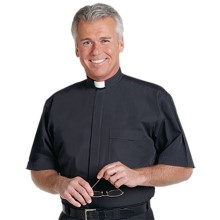 Black Clergy Shirt