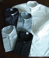 White Tab Collar Long Sleeve Clergy Shirt