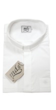 White Tab Collar Long Sleeve Clergy Shirt