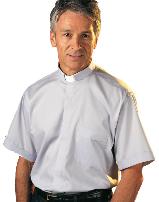 Gray Classico Tab Collar Clergy Shirt