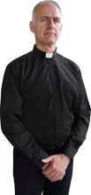 Assisi Tab Collar Black Clergy Shirt