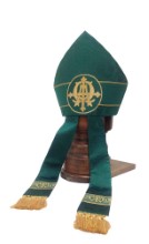 ALPHA OMEGA MITRE IN TUDOR