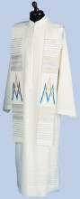 Marian Design Overlay Stole