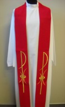 Primavera Fabric Chi Rho Overlay Stole