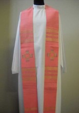 Embroidered Cross Deacon Stole