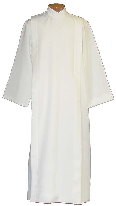 Monk's Cloth Plain Front Wrap Alb
