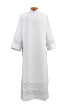 Lace Embroidered Front Wrap Alb