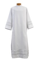 CASSOCK ALB W/INSERT - LARGE