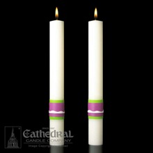 "Easter Glory" Paschal Candles 51% Beeswax