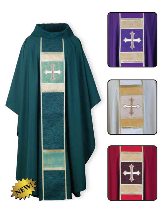 Budded Cross Overlay Stole