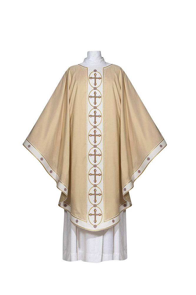 Papal Line Silk Celebrant Chasuble