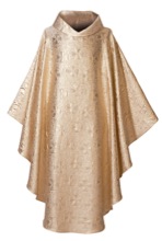 Golden Cross Design Gothic-Cut Chasuble