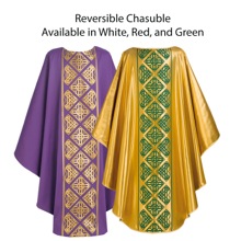 Reversible Gothic-Cut Chasuble