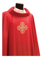 RED FRANCESCO CHASUBLE WITH