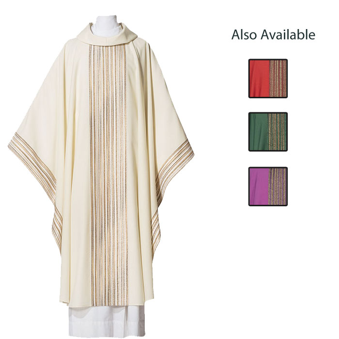 Opus Fabric Chasuble Plain Neckline