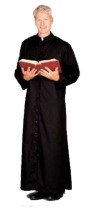 Black Permanent Press Cassock