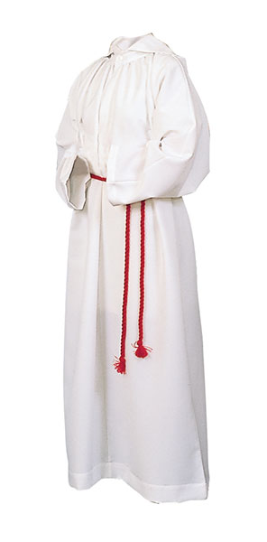 Monastic Altar Server Alb with Hood