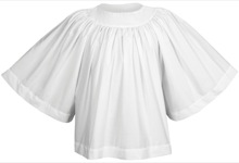 Round Yoke White Surplice