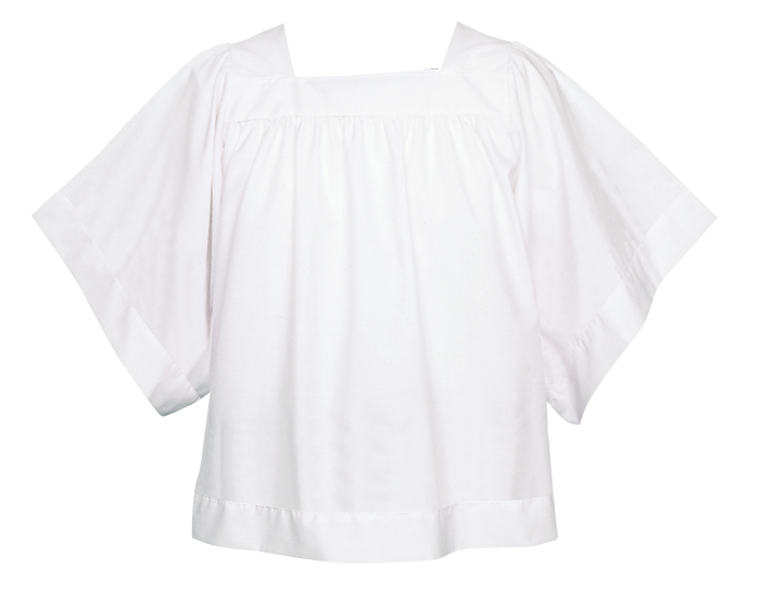 Square Yoke White Surplice