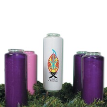 Weekly Advent Glass Bottle Candle Kit