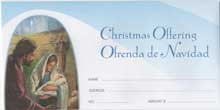 Bilingual Christmas Offering Envelope