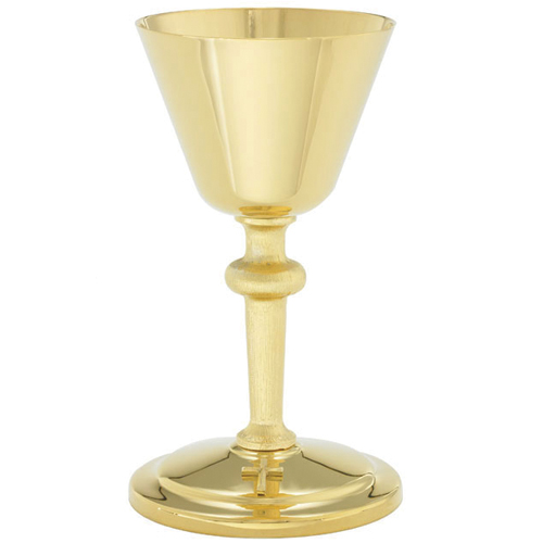 Brass Gold Plated High Polish Chalice