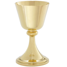 7 1/2" Ciborium 24Kt Gold Plate