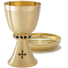 7" Ciborium 24Kt Gold Plate