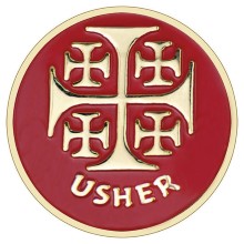 Gold Plated Usher Pin