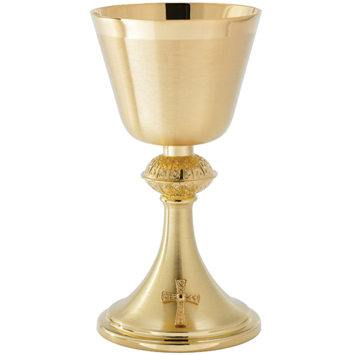 8 7/8" Ciborium 24Kt Gold Plate