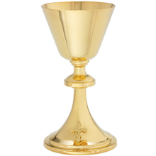 9 1/8" Ciborium 24Kt Gold Plate